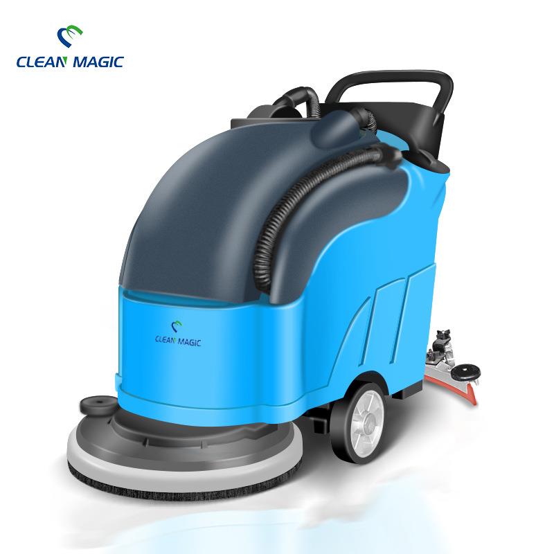 商用手推式拖地机工厂车间酒店扫地机洗地机即干洗一体擦地机高效