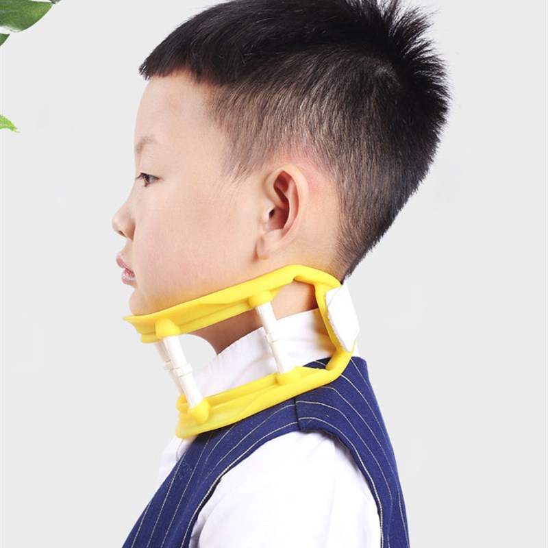 硅胶颈托家用护颈带脖固定器防低头围领护脖子矫正器儿童颈椎托