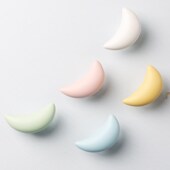 新款 极简月亮大外侧面挂钩级感创意柜子旁强力无痕粘粘钩