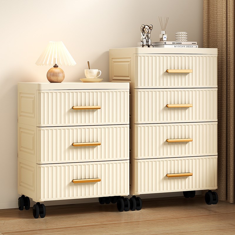 抽屉式收纳柜塑料柜子加厚储物柜置物客厅家用五斗柜多层床头零食
