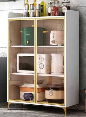 边餐物柜用奢柜储水纳?具车整体橱柜家轻收房柜碗盘柜客柜厅茶墙