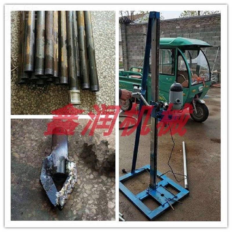 农用手摇式支架水井钻机 家用折叠自动打井机 小型打井设备钻井器