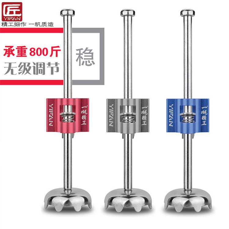 一帆精工钓箱升降脚不锈钢钓箱配件可拆卸钓箱腿伸缩加长无级调节