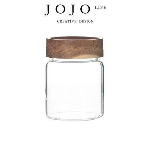 JOJOS L. PD.oil.食品级玻璃储物罐咖啡陈皮茶叶密封罐子  接油
