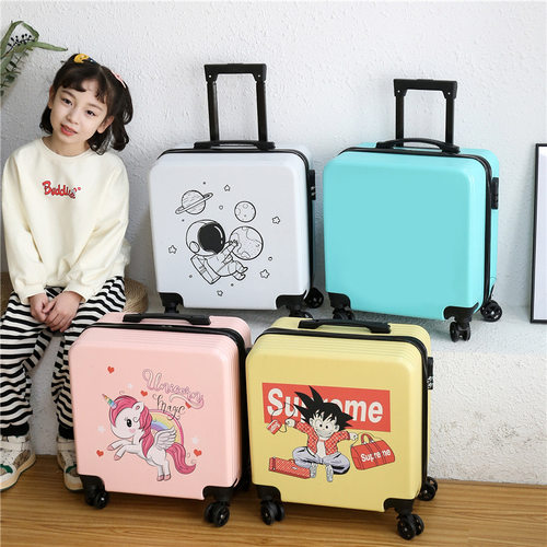 新款儿童拉杆箱卡通图案万向轮轻便20寸小孩学生旅行箱密码行李箱