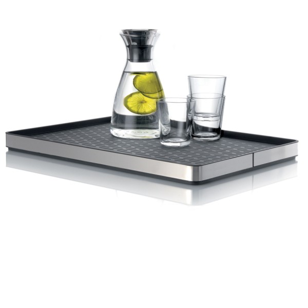 不锈钢茶托盘 茶杯盘 简约客厅茶盘 欧式咖啡托盘 大号