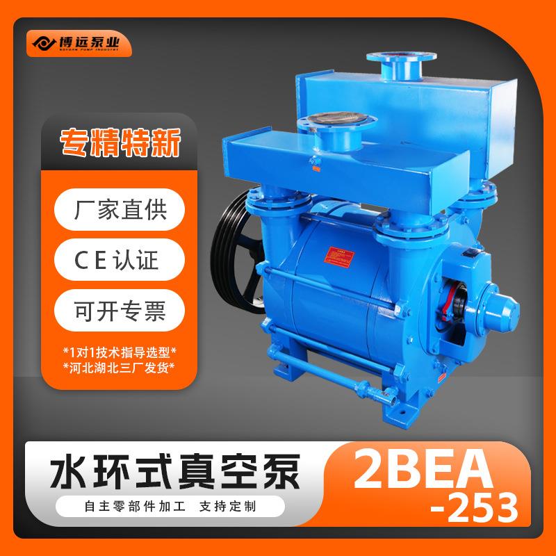冀真2BE253水环真空泵铸铁不锈钢工业循环水抽真空液环泵博远泵业