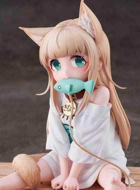 汽车摆件手机支架坐姿美少女车内装饰可爱桌面机箱玩偶车载摆件