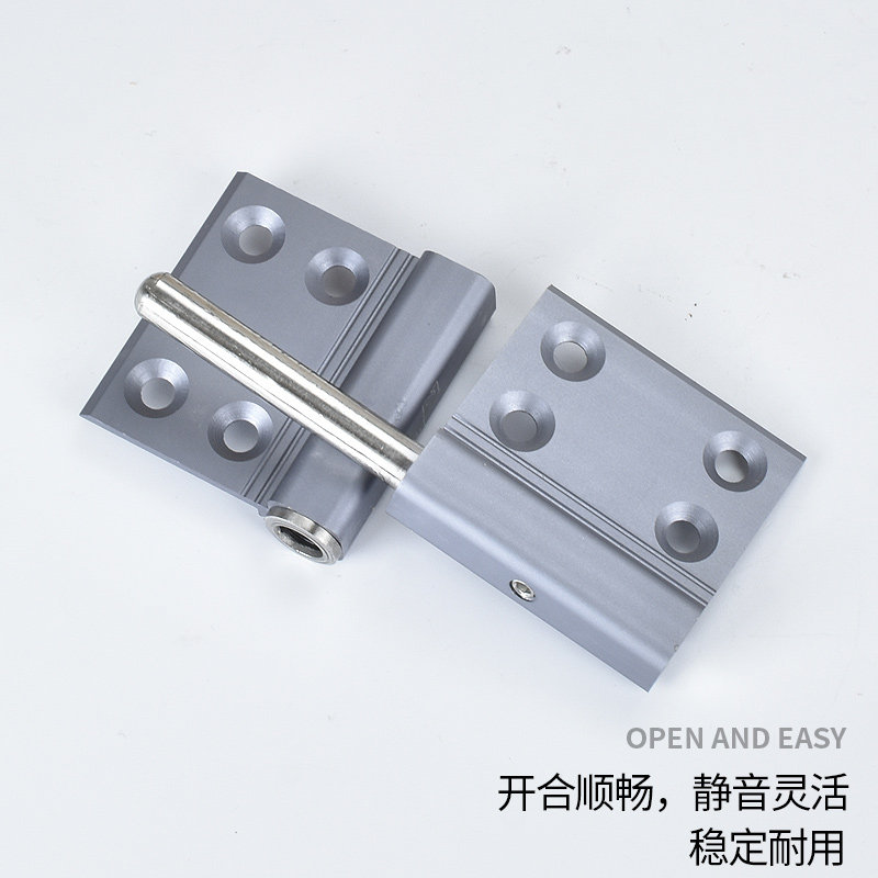 细框铝合金门极简合页家用窄边卫生间门活页浴室洗手间免槽脱卸