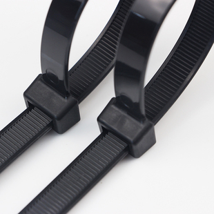自锁式尼龙大号扎带*超长加宽塑料扎线带固定器勒死狗卡扣黑