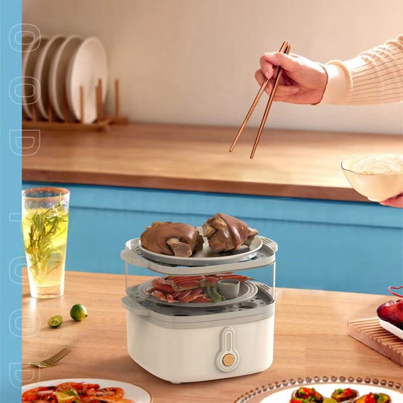 多功能电蒸笼食品级学生宿舍电蒸炉全自动断电家庭早餐机家用蒸锅