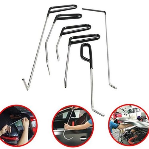 汽车凹陷修复工具强力汽车凹坑凹痕伤漆钣金撬棍杠杆黑色件