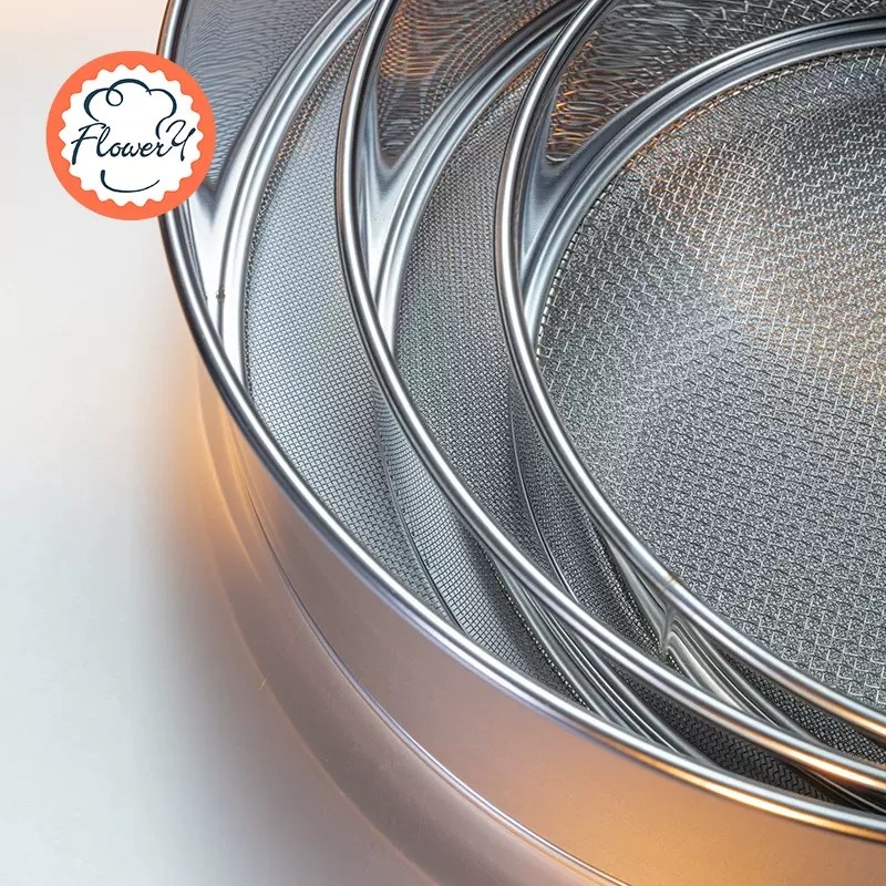 风和日丽8/10/12/14寸网筛 10/24/30目面粉网筛 糖粉筛不锈钢筛子
