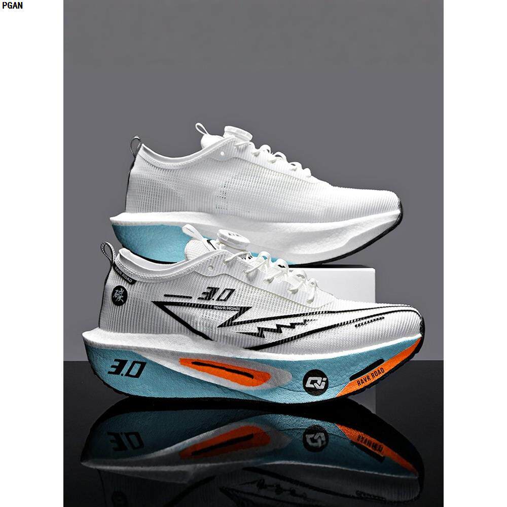 旋转纽扣男童运动鞋2026新款夏季透气碳板跑鞋男青少年大童跑步鞋