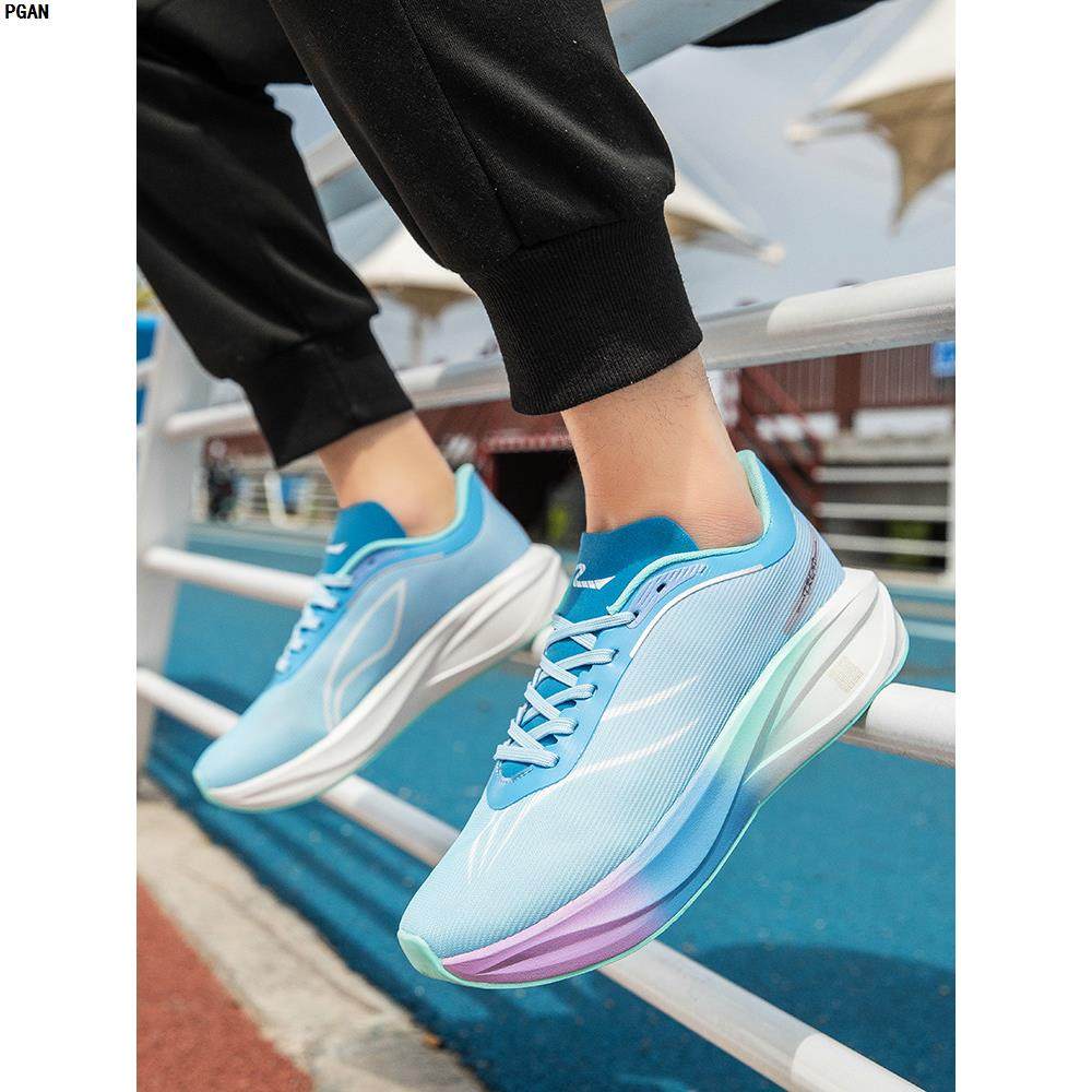 男鞋夏季2026新款休闲单网跑步鞋男款超轻减震学生碳板训练运动鞋