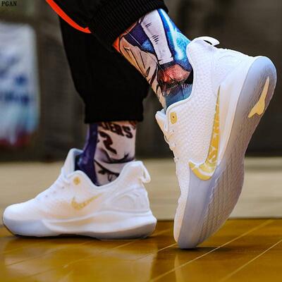 莆田官网科比篮球鞋男子白