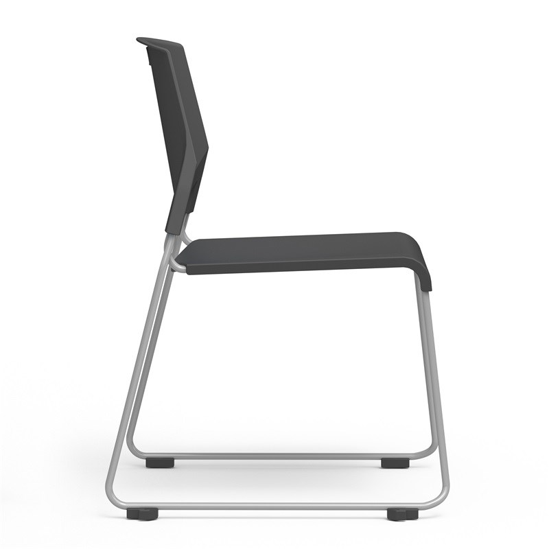 新款堆叠培训椅会议椅办公椅折叠椅会议室椅电脑椅弓形椅叠落