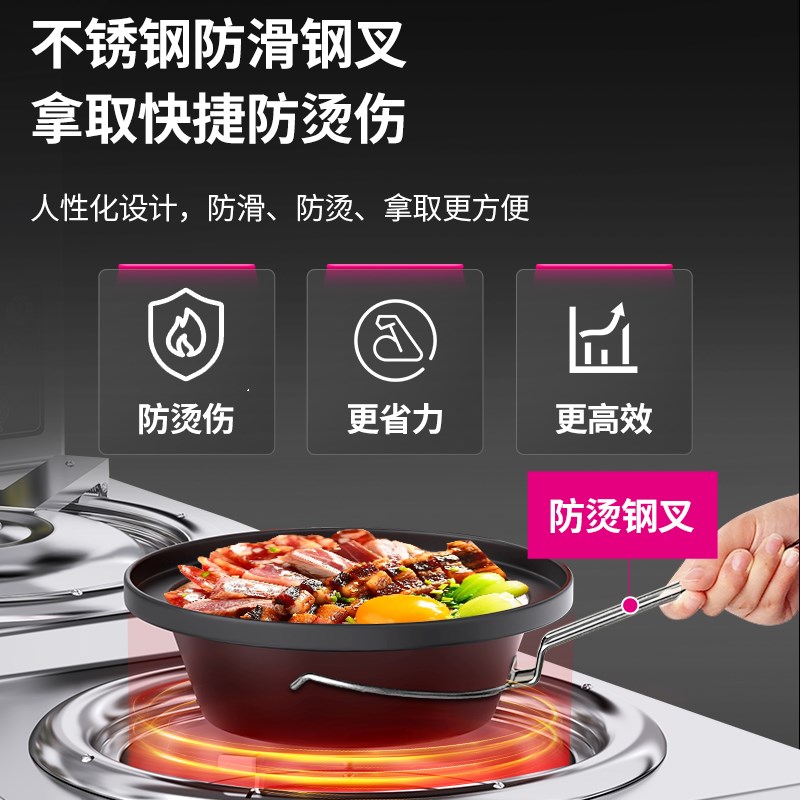 lecon/乐创 煲仔饭机商用全自动智能 四六头砂锅专用锅巴电煲仔炉