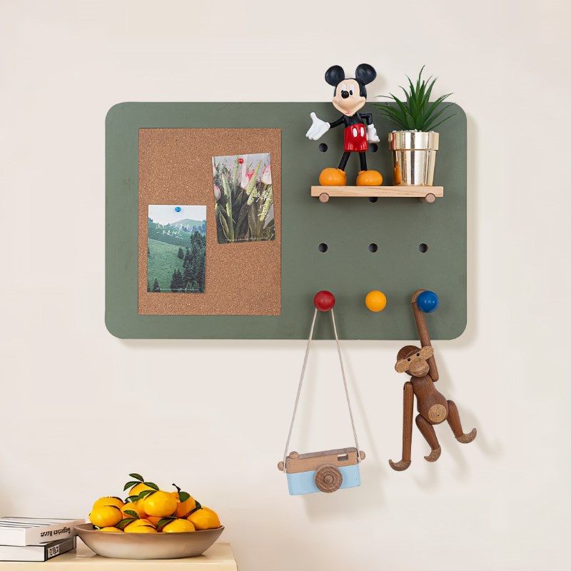 木工小舅 软木板洞洞板电表箱盒遮挡 创意配电箱装饰照片墙留言板