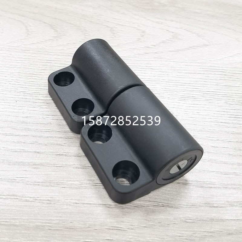 一字型扭矩碟形铰链HFM41-1A/1B/2A/2B阻尼合页黑色沉孔型PBT材质
