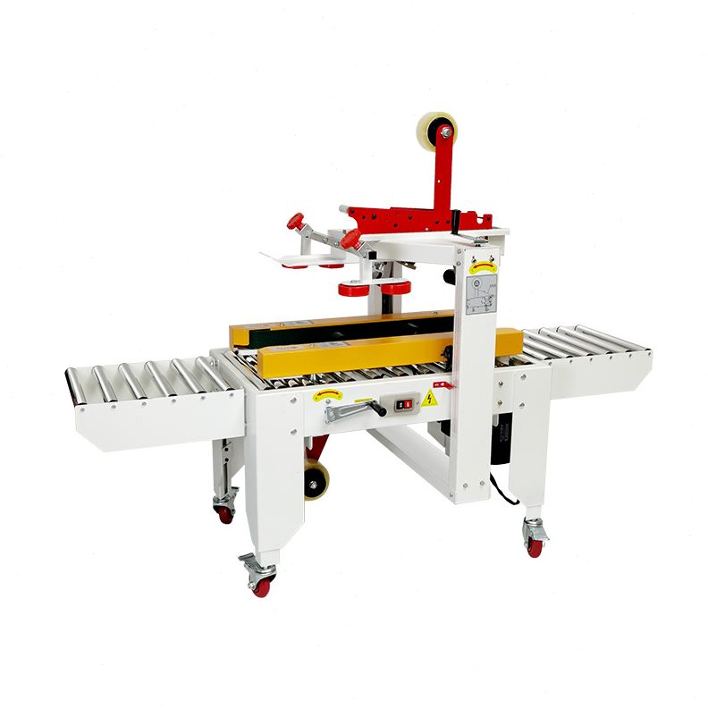 厂家供应全自动纸箱胶带封箱机 电商快递盒子一字封口打包封箱机