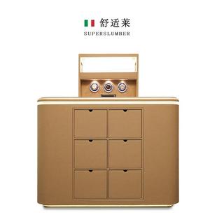 轻奢衣帽间中岛柜设计师珠宝柜高端储物展示柜家用落地首饰柜 意式