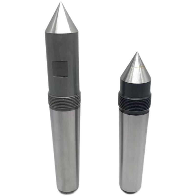 螺纹固定合金顶尖MT2   5  带螺母高精度定制车床磨床专用