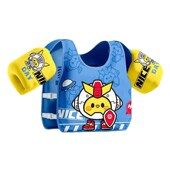 儿童免充气浮力衣背心宝宝初学游泳水袖 男女手臂圈泡沫服美鱼