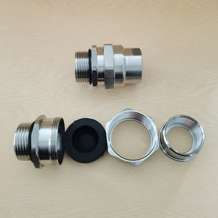 DMD活接式 防爆格兰头防爆电缆夹紧密封接头dn2隔兰头