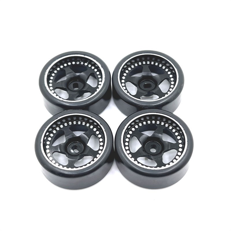 伟力京商蚊车1/28 RC遥控车 金属升级27mm漂移轮毂轮胎新款造型