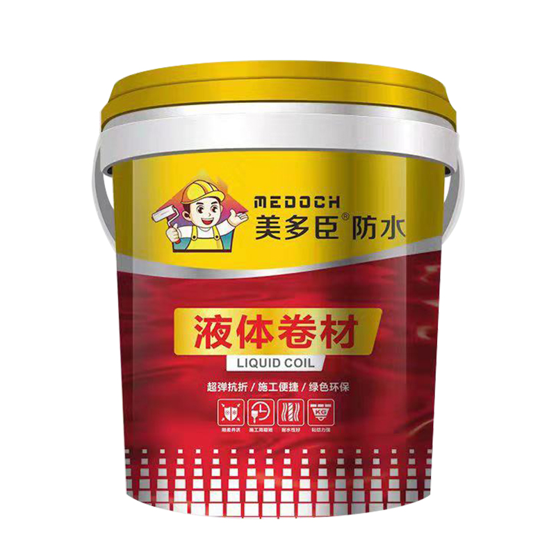 美多臣液体卷材 水性911改性沥青防水材料房顶天面楼顶防水补漏