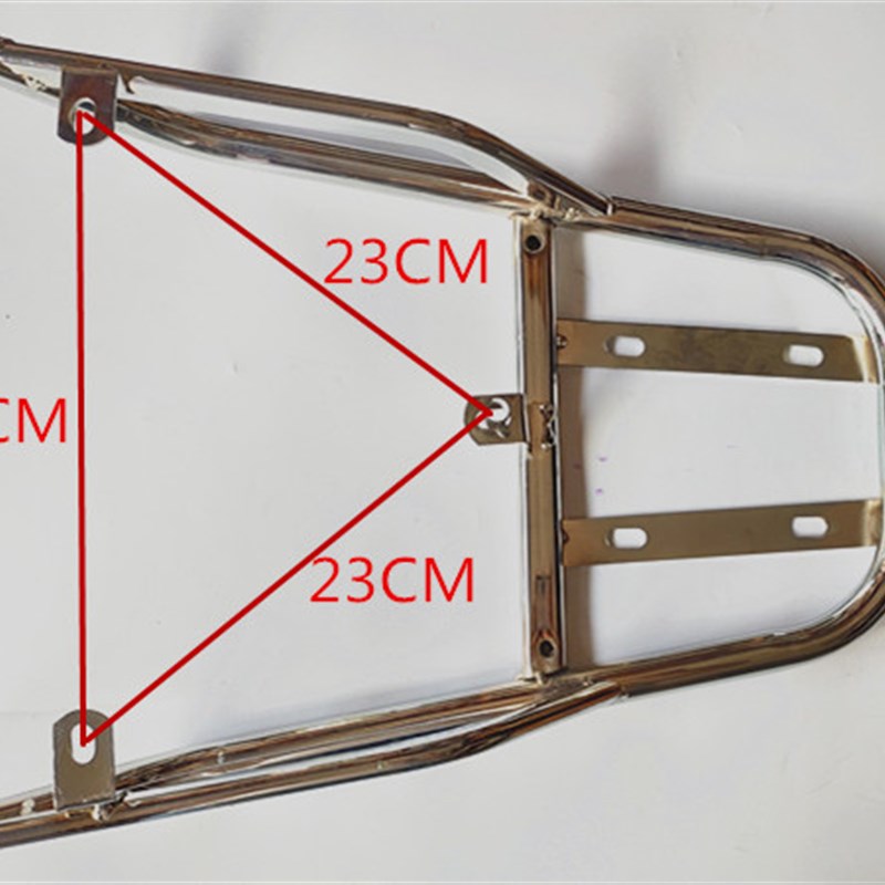 摩托车电动车尾翼 配件 鬼火一二代尾箱架 RSZ尾架 铝后货架