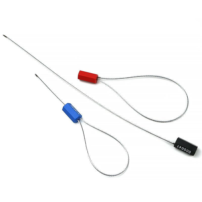 一次性抽紧式钢丝封条水电表集装箱物流油罐车不锈钢塑料铅封扎带