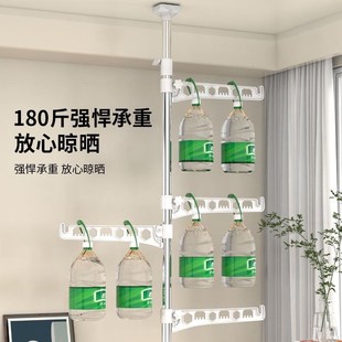 室出租屋晾衣架落地免打孔晾衣架晾衣架顶天立地衣架杆