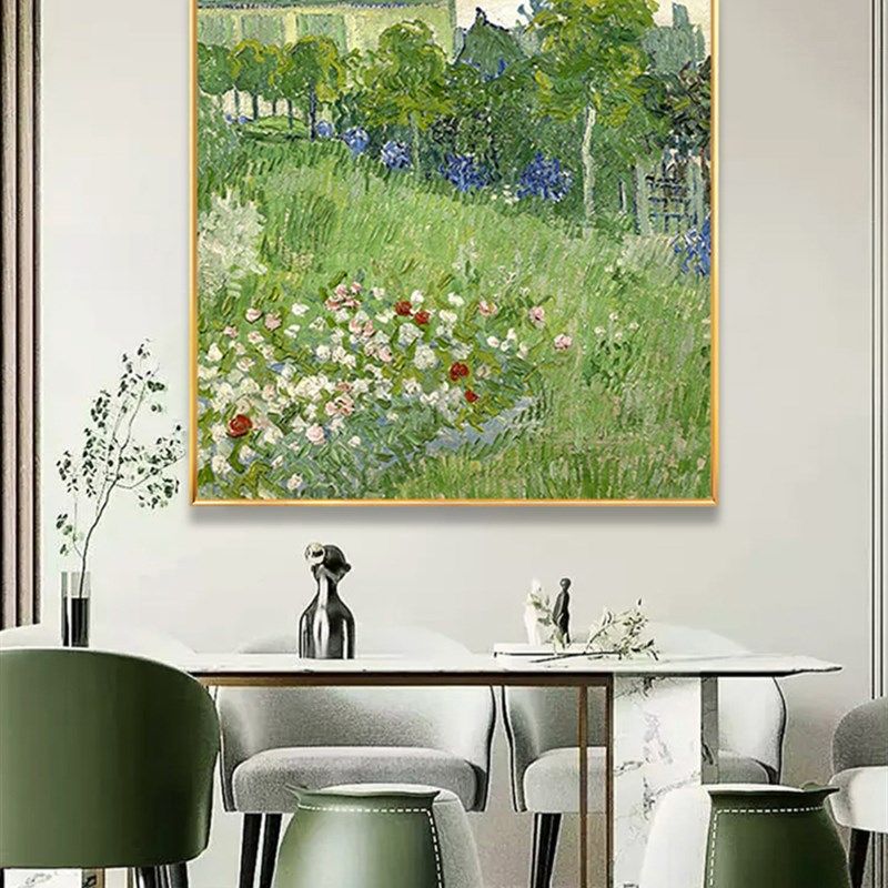 纯手绘油画梵名画杜库尼园装饰画现代客厅背景墙抽象挂画,家居饰品,油画,淘宝优惠券,粉丝福利购,淘宝优惠卷