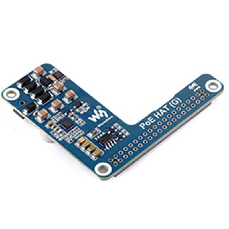 树莓派5迷你以太网RJ5供电扩展板PoE HT (G) 5 5