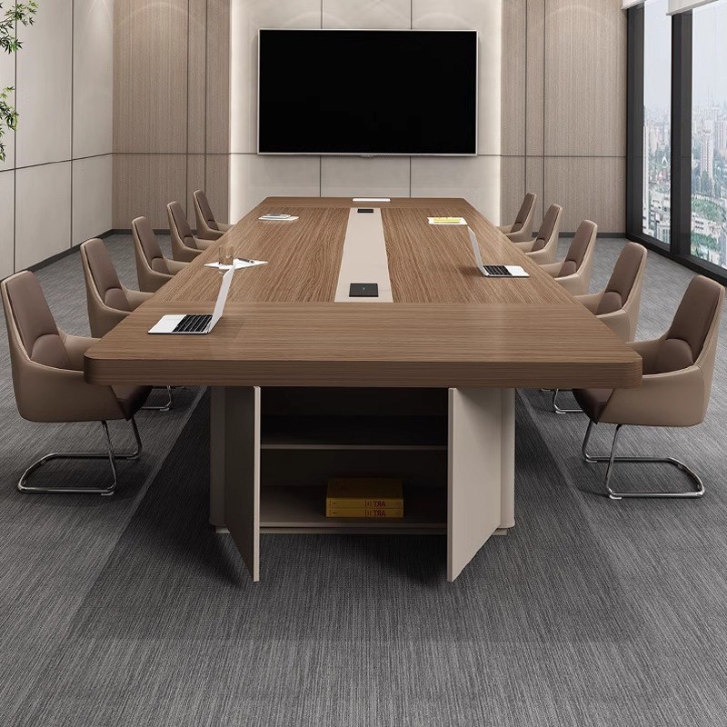 会议桌长桌现代办公室桌椅条桌接待会大型接待洽谈桌
