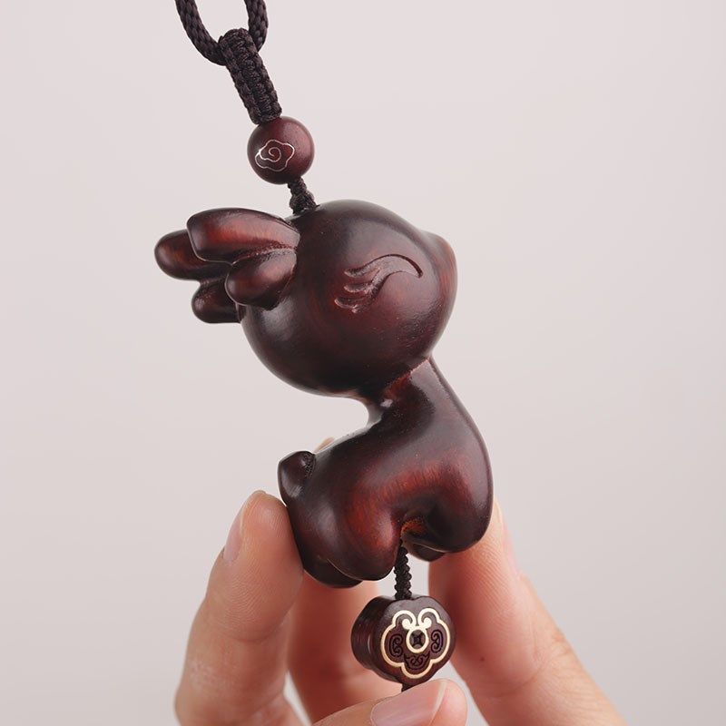 高档紫檀木小鹿汽车挂件后视镜挂饰男女款式一路平安车上内载吉祥,汽车用品/电子/清洗/改装,车挂,淘宝优惠券,粉丝福利购,淘宝优惠卷