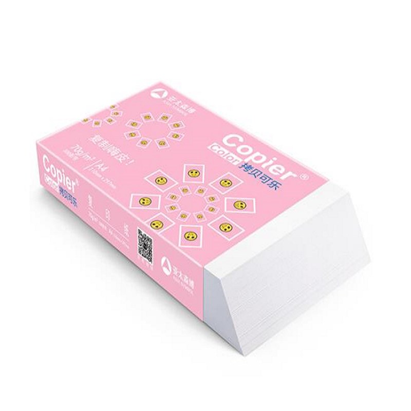 亚太森博拷贝可乐g打印纸纸克复印纸0张整箱白纸面