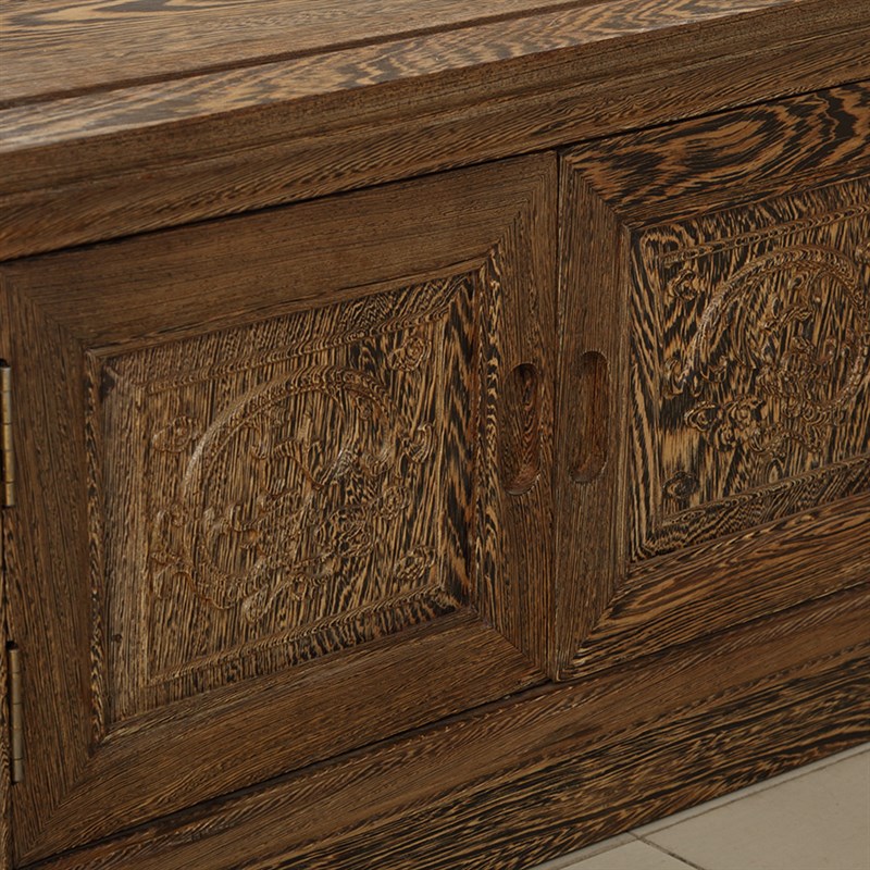 卧室红木家具鸡翅木床双人床1.8米储物床带抽屉床头柜仿古雕花床