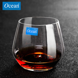 冷切口水杯茶杯XO威士忌杯洋酒杯耐热水杯 6支进口aocean玻璃薄款