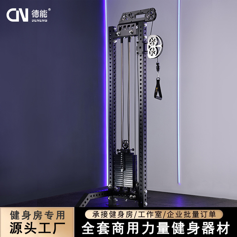 单边飞鸟龙门架多功能高位下拉小飞鸟综合训练器家用健身器材商用