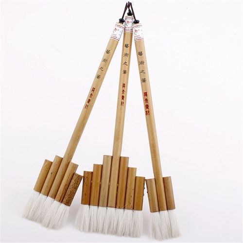 莫奈水彩排笔裱画刷羊毛连笔铺色笔国画渲染排刷普底色背景软毛