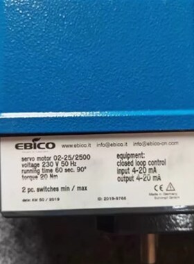 欧宝EBICO伺服电机  02-25/+2500