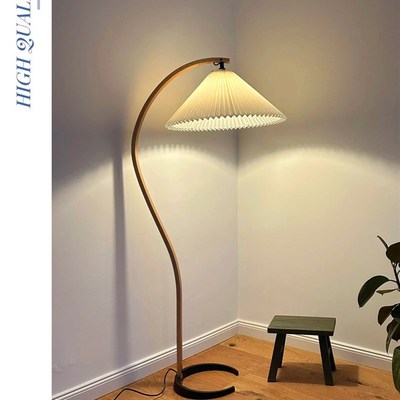 小时光丹麦Timberline法式南洋中古落地灯客厅原木侘寂风灯具