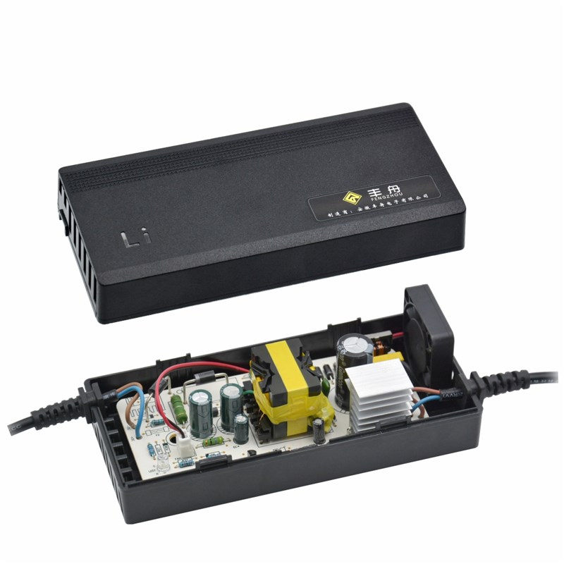 丰舟72V2A/3A充电器锂电池20串84V外卖哈雷电动车87.6V各品牌适用