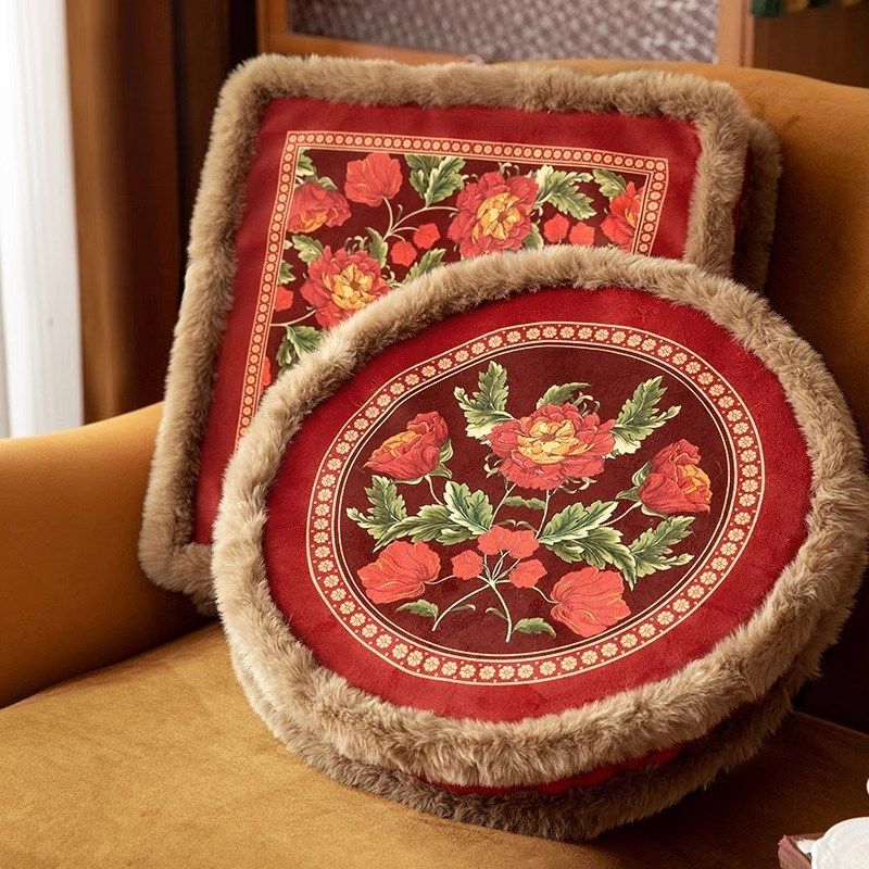 范居态度玫瑰绒边椅垫加厚硬坐垫椅垫办公椅椅实木沙发垫,居家布艺,椅垫,淘宝优惠券,粉丝福利购,淘宝优惠卷