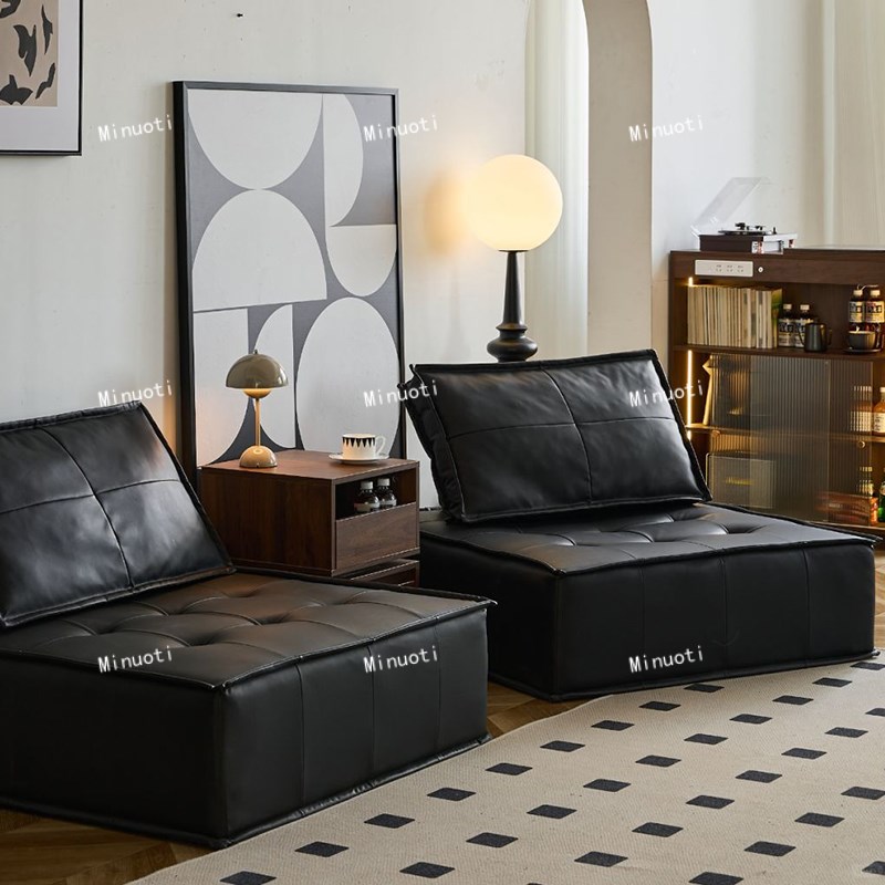 Minuoti  皮埃蒙特沙发小户型模块豆腐块沙发复古风客厅