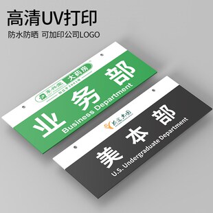 高档吊挂标识牌订做公司办公区域标牌柜台窗口收银台医院挂号处悬