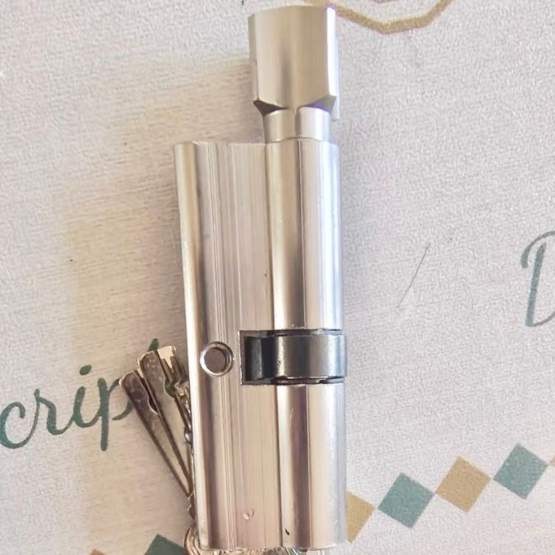 卧室门铝合金锁芯通用型室内门防盗家用小大70mm锌合金锁芯配件